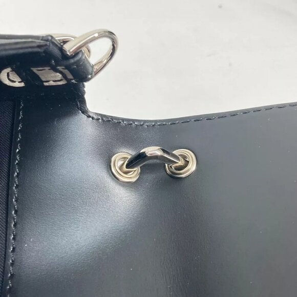 FENDI 7AS142 Marc Jacobs collab Baguette Pouch Logo Shoulder Bag 2WAY Hand Bag - Picture 15 of 16